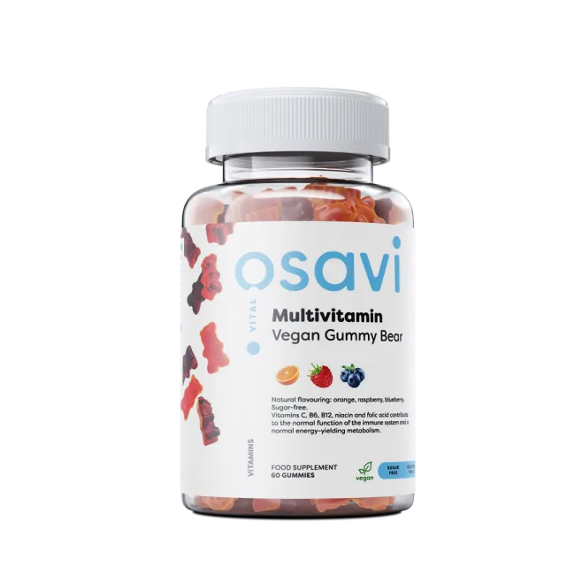 Мультивитамины Vegan Gummy Bear — 60 мармеладок