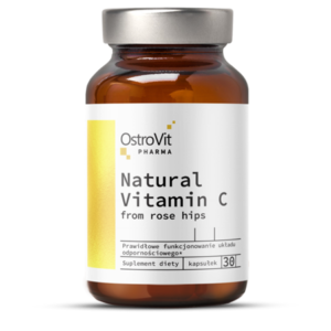 Натуральный витамин С из шиповника - 30 капсул - OstroVit Pharma