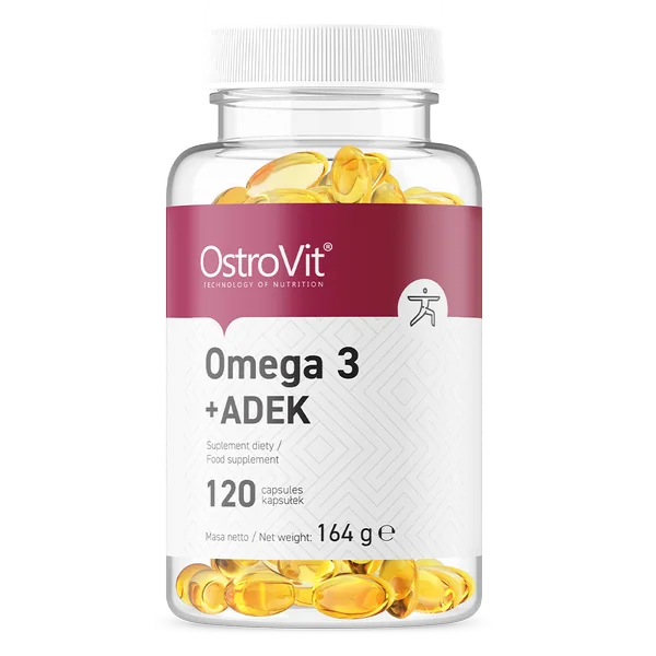 Омега 3 + ADEK - 120 капсул - OstroVit