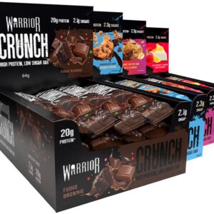 Протеиновые батончики Warrior Crunch 12 x 64g
