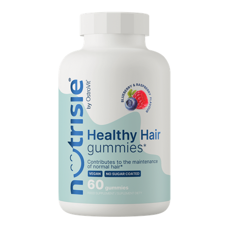Жевательные конфеты для здоровья волос NUTRISIE®, 60 шт. - черника-малина