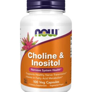 NOW Холин + Инозитол 100 капсул.