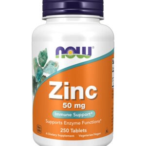 NOW Цинк 50 мг 250 таблеток.