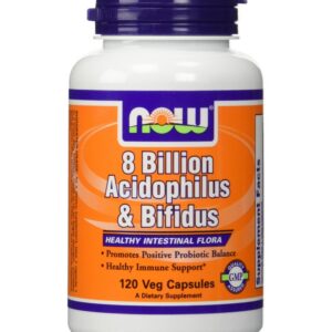 NOW 8 Billion Acidophilus 60 капсул.