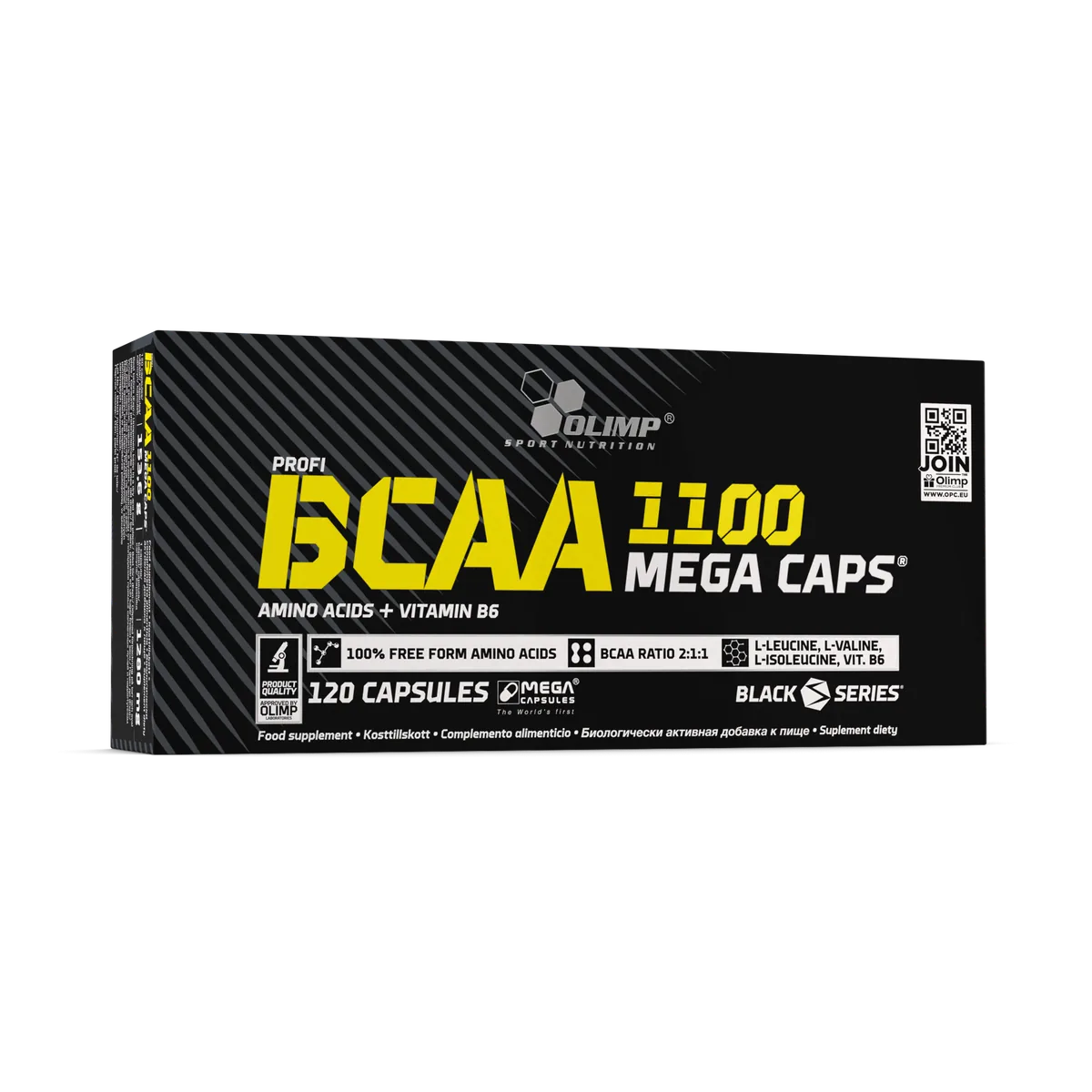 Olimp BCAA 1100, 120 капсул.