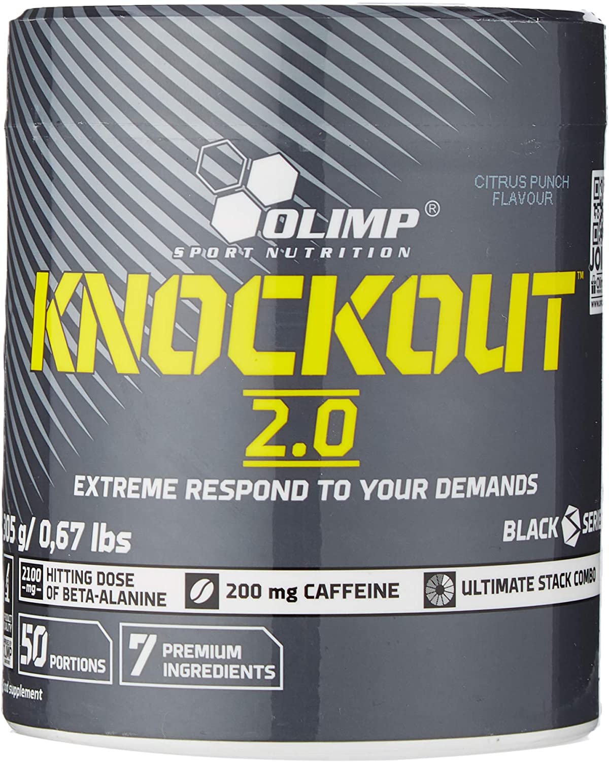 Olimp Knockout 2.0 305 г цитрусовый пунш