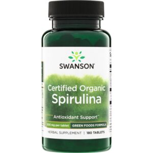 Swanson Spirulina 500 mg 100 Tablets