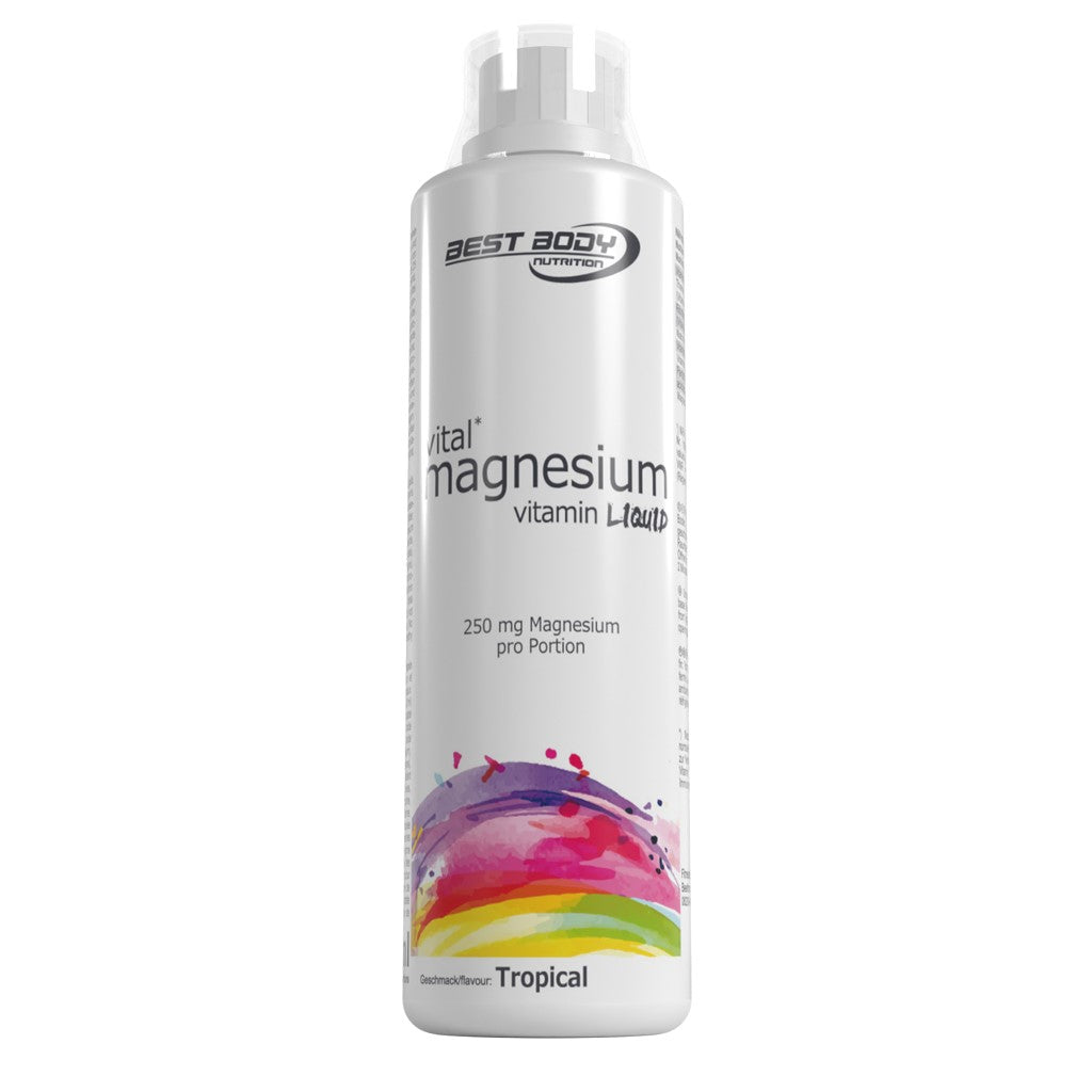 Best Body Magnesium Vitamin Liquid 500ml Tropical