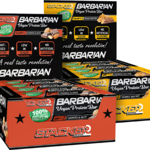 Stacker2 Barbarian Vegan Protein Bar - 12 x 40 g