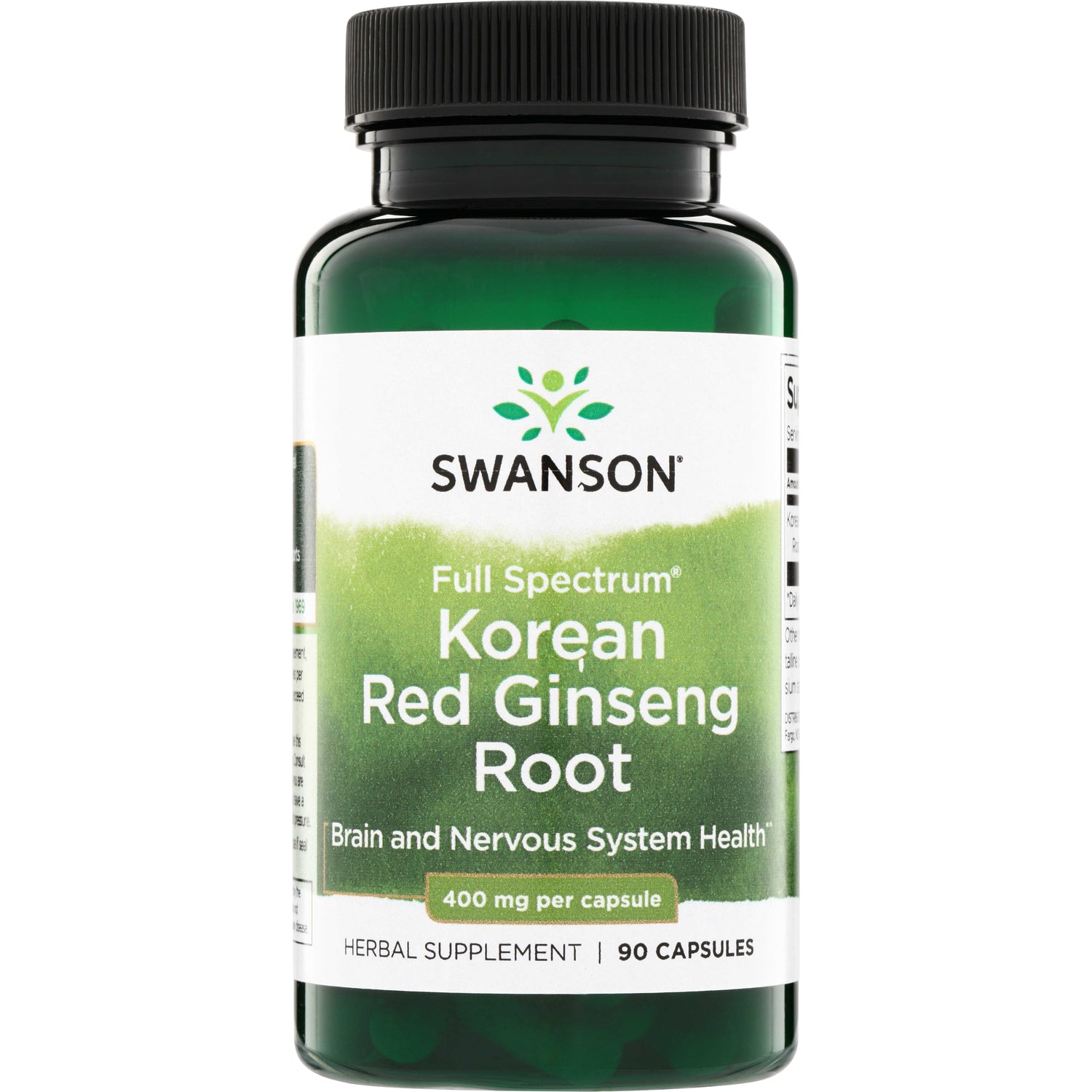 Swanson Full Spectrum Korean Red Ginseng Root 400 mg
