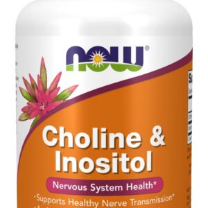 NOW Choline + Inositol 100 капсул