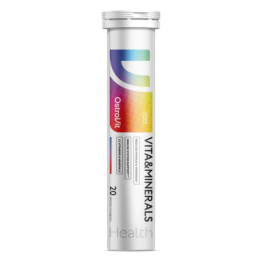 OstroVit Vita & Minerals – 20 шипучих таблеток, апельсин