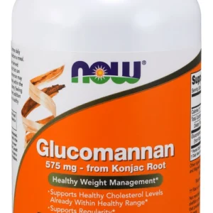 NOW Foods Глюкоманнан из корня конняку 575 мг – 180 капсул